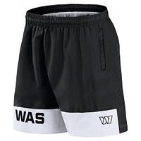 Short noir Fanatics Washington Commanders Elements pour hommes