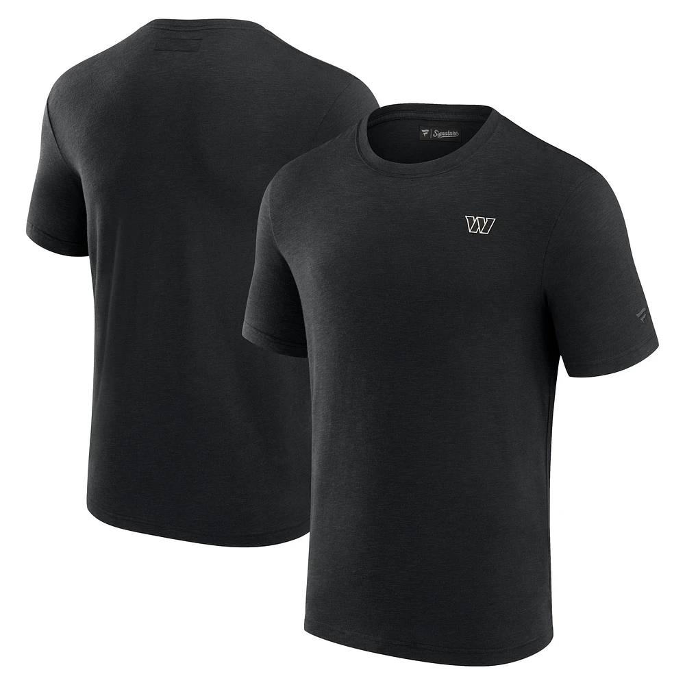 T-shirt noir à manches courtes en modal Fanatics Washington Commanders pour hommes