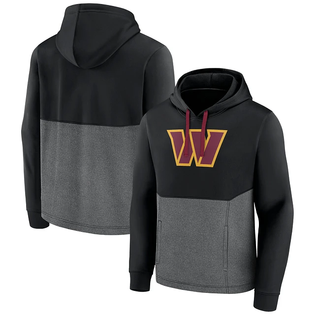 Washington Commanders Antigua Team Quarter-Zip Pullover Top - Black