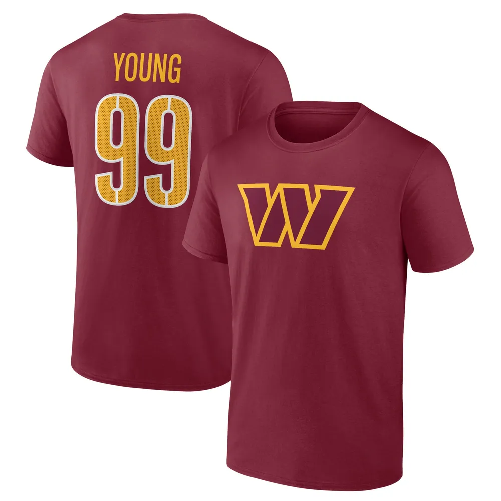 Chase Young Washington Football Team Nike Name & Number T-Shirt - Burgundy