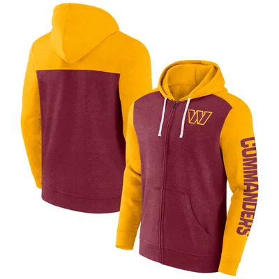 Men's Pro Standard Burgundy Washington Commanders Hometown Full-Zip Hoodie