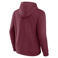 Men's Fanatics  Burgundy Washington Commanders Between the Pylons Pullover Hoodie