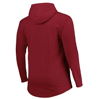 Men's Fanatics Burgundy Washington Commanders Big & Tall Front Runner Pullover Hoodie