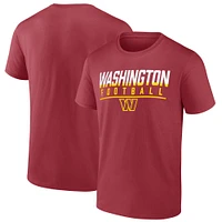 T-shirt bordeaux Washington Commanders Fanatics pour hommes