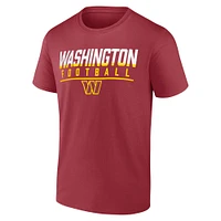T-shirt bordeaux Washington Commanders Fanatics pour hommes