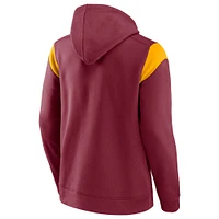 Men's Fanatics Burgundy Washington Commanders Call The Shot Pullover Hoodie