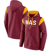 Sweat à capuche Fanatics bordeaux Washington Commanders Call The Shot pour hommes