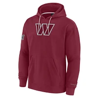 Men's Fanatics Burgundy Washington Commanders Elements Pace Fleece Pullover Hoodie