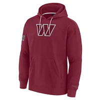Sweat à capuche bordeaux Fanatics Washington Commanders Elements Pace pour homme