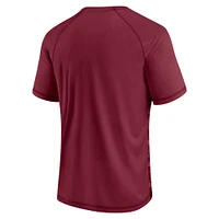 Men's Fanatics Burgundy Washington Commanders Hail Mary Defender Raglan T-Shirt