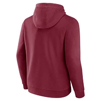 Men's Fanatics Burgundy Washington Commanders Pylon Outline Pullover Hoodie