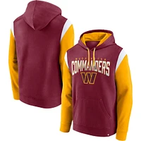 Men's Fanatics Burgundy Washington Commanders Trench Battle Pullover Hoodie