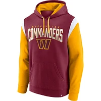 Men's Fanatics Burgundy Washington Commanders Trench Battle Pullover Hoodie