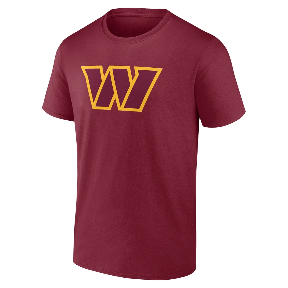 Men's Fanatics Chase Young Burgundy Washington Commanders Player Icon Name & Number T-Shirt