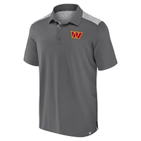 Men's Fanatics Gray Washington Commanders Long Shot Polo