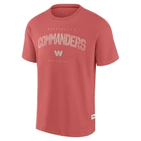 Men's Fanatics Red Washington Commanders Elements Weathered Tonal Future Ground T-Shirt