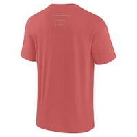 Men's Fanatics Red Washington Commanders Elements Weathered Tonal Future Ground T-Shirt