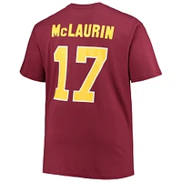 Men's Fanatics Terry McLaurin Burgundy Washington Commanders Big & Tall Player Name Number T-Shirt