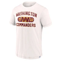 Men's Fanatics White Washington Commanders Act Fast T-Shirt