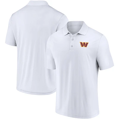 Polo blanc Washington Commanders Component Fanatics pour hommes