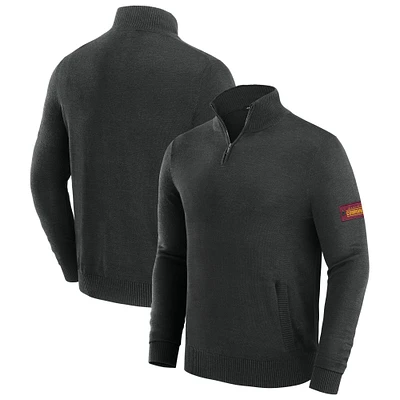 Pull zippé à quart de tour pour homme J. Palmer Black Washington Commanders