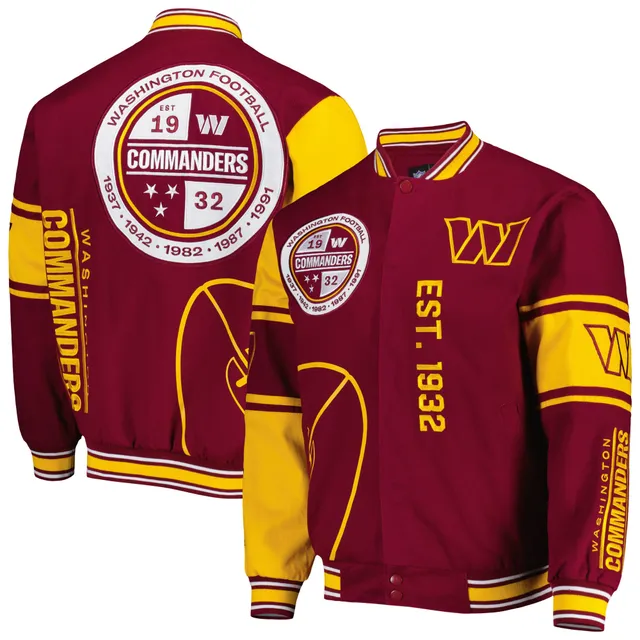 NFL Washington Redskins Yellow Unisex Bomber Jacket - G Fanatic