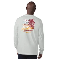 Men's Margaritaville Gray Washington Commanders It's Five O'Clock Somewhere Long Sleeve T-Shirt