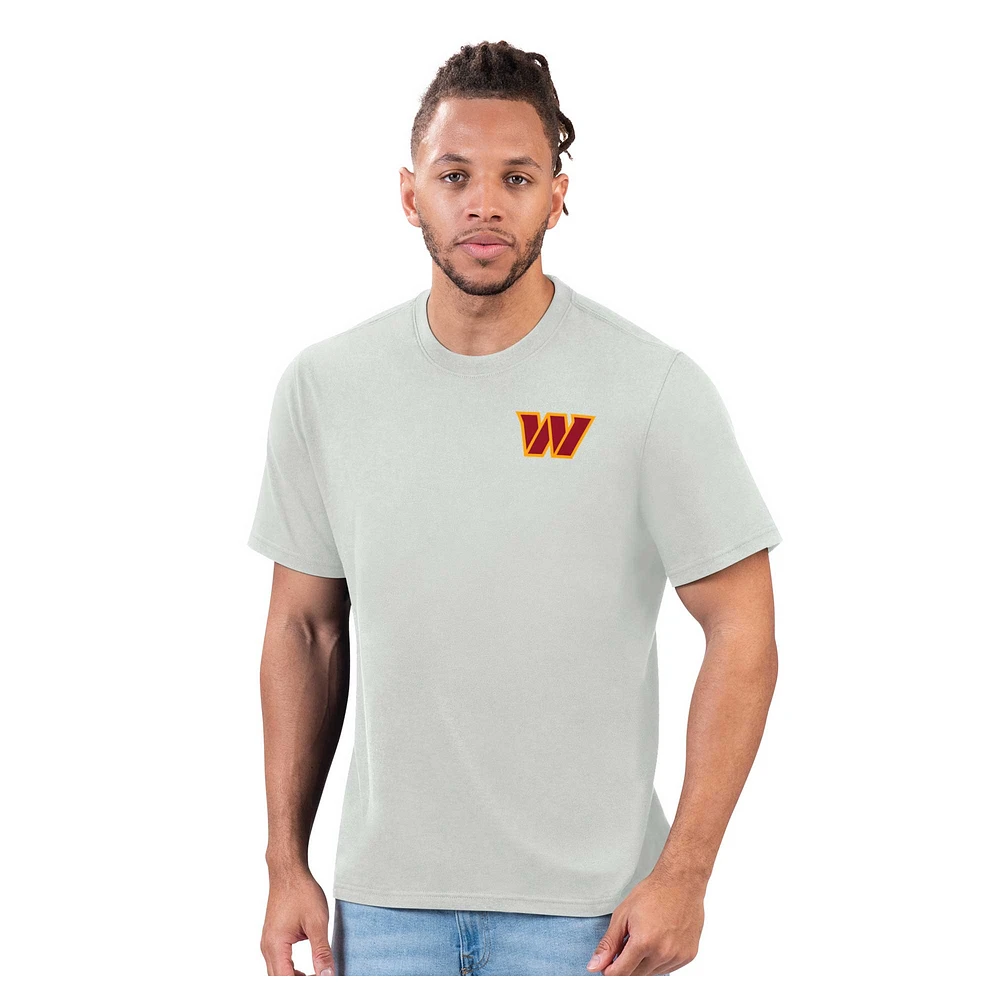 T-shirt d'avant-match gris Margaritaville pour homme des Washington Commanders