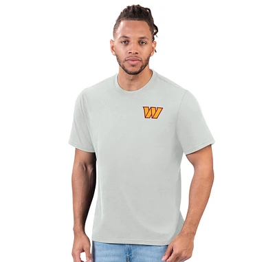 Men's Margaritaville Gray Washington Commanders Wastin' Away T-Shirt