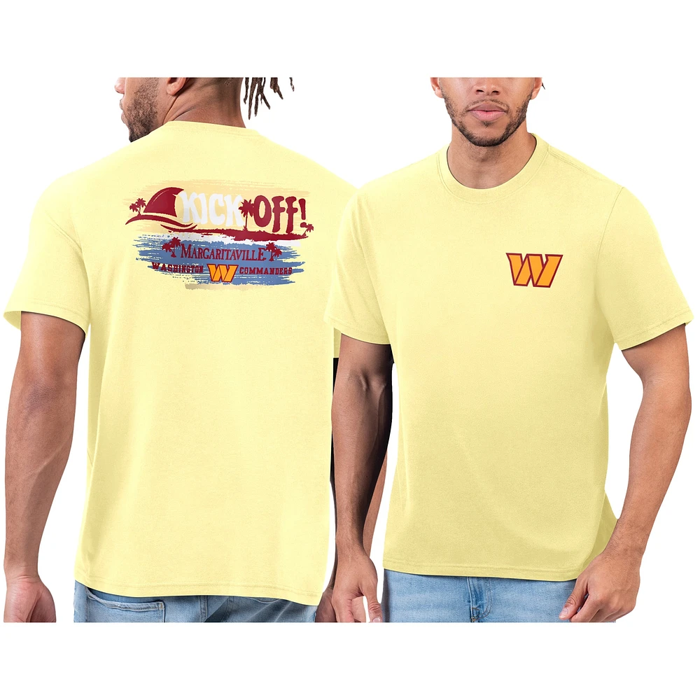 Men's Margaritaville Yellow Washington Commanders T-Shirt