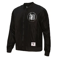 Men's Mitchell & Ness Darrell Green Black Washington Commanders Ageless Wonder Full-Zip Jacket