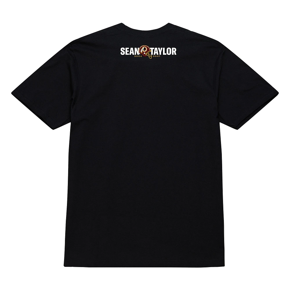 Men's Mitchell & Ness Sean Taylor Black Washington Commanders Graphic T-Shirt