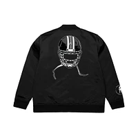 Veste aviateur entièrement zippée pour homme Mitchell & Ness Sean Taylor avec nom et numéro Washington Commanders noir