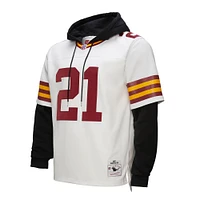 Sweat à capuche pour homme Mitchell & Ness Sean Taylor White Washington Commanders Player Name Number Legacy Jersey