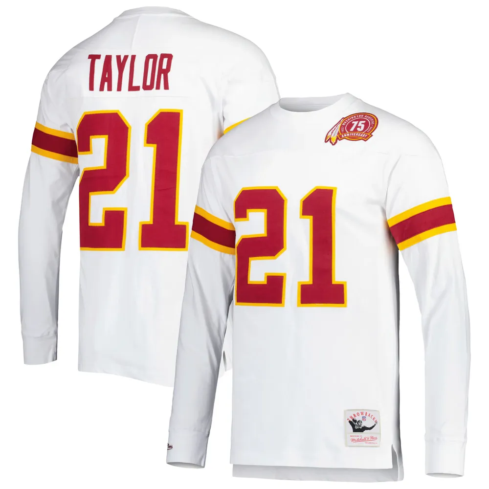 Lids Sean Taylor Washington Commanders Mitchell & Ness Retired Player Name  Number Long Sleeve Top - White