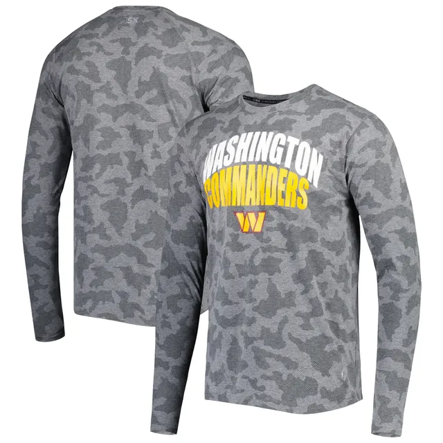 Pittsburgh Steelers MSX by Michael Strahan Camo Performance Long Sleeve T- Shirt - Black