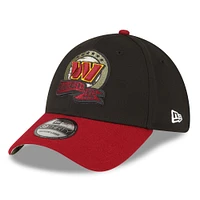 Men's New Era Black/Burgundy Washington Commanders 2022 Salute To Service 39THIRTY Flex Hat