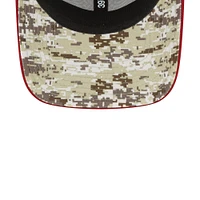 Men's New Era Black/Burgundy Washington Commanders 2022 Salute To Service 39THIRTY Flex Hat