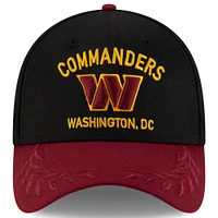 Men's New Era Black/Burgundy Washington Commanders 2025 NFL Draft 39THIRTY Flex Hat