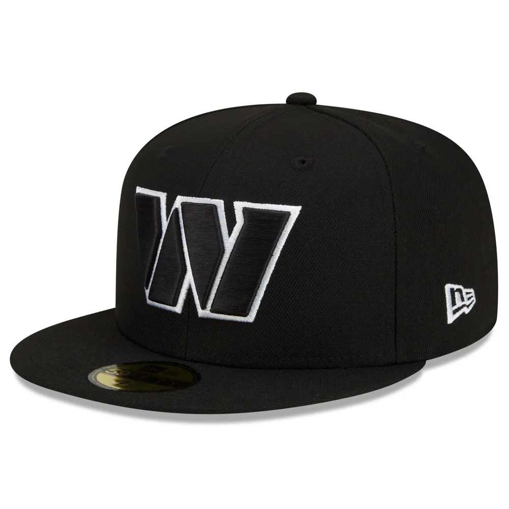 Lids Washington Commanders New Era B-Dub 59FIFTY Fitted Hat - Black