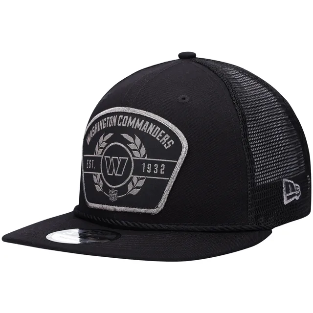 Lids Washington Commanders '47 Drumlin Trucker Clean Up Snapback Hat - Black