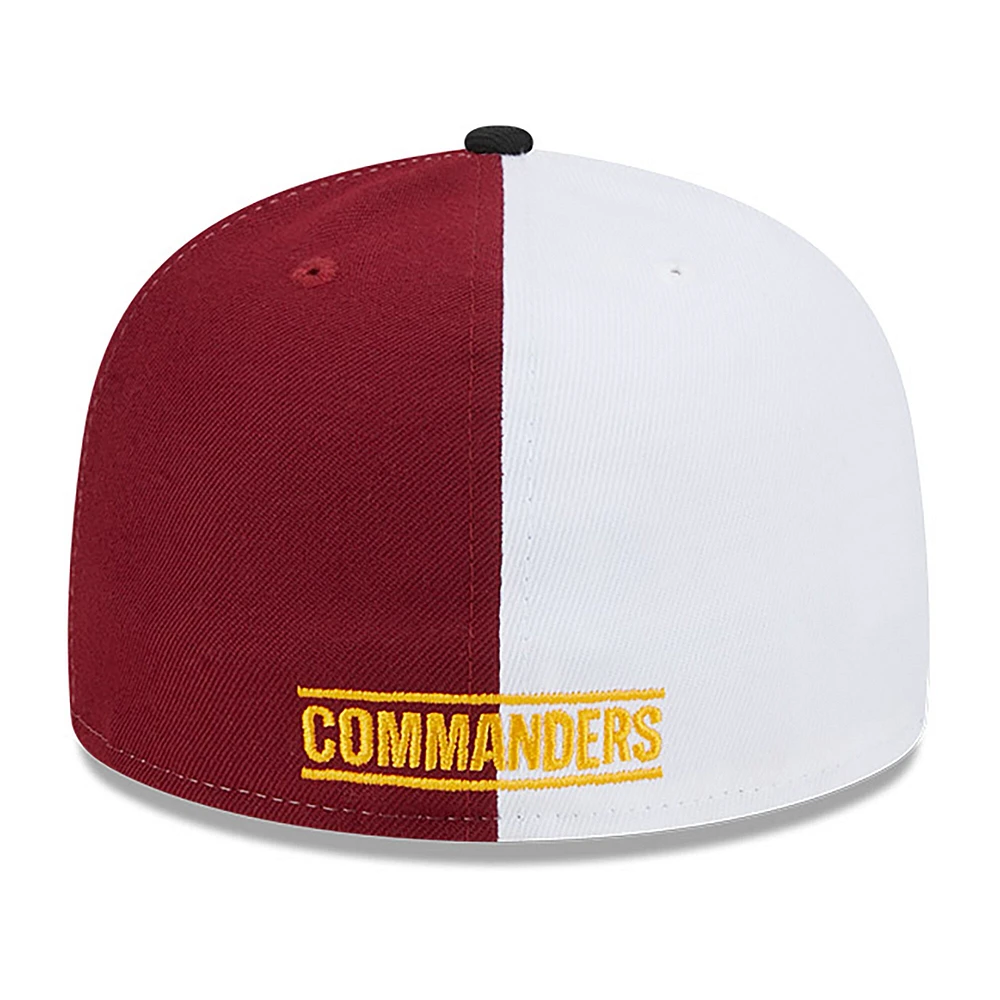Casquette ajustée New Era Washington Commanders 2023 Sideline 59FIFTY pour homme