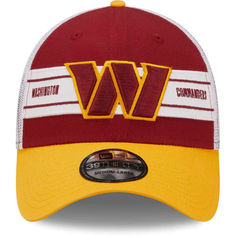 Men's New Era Burgundy Washington Commanders Team Classic 39THIRTY Flex Hat