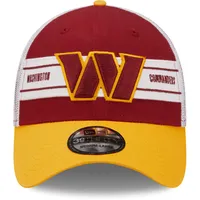 Men's New Era Burgundy/Gold Washington Commanders Team Banded 39THIRTY - Flex Hat