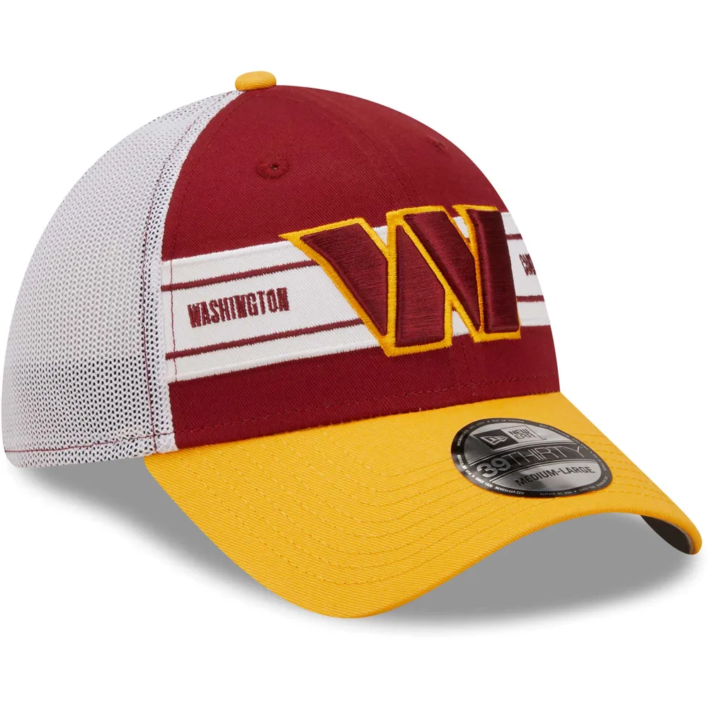 Men's New Era Burgundy Washington Commanders Team Classic 39THIRTY Flex Hat