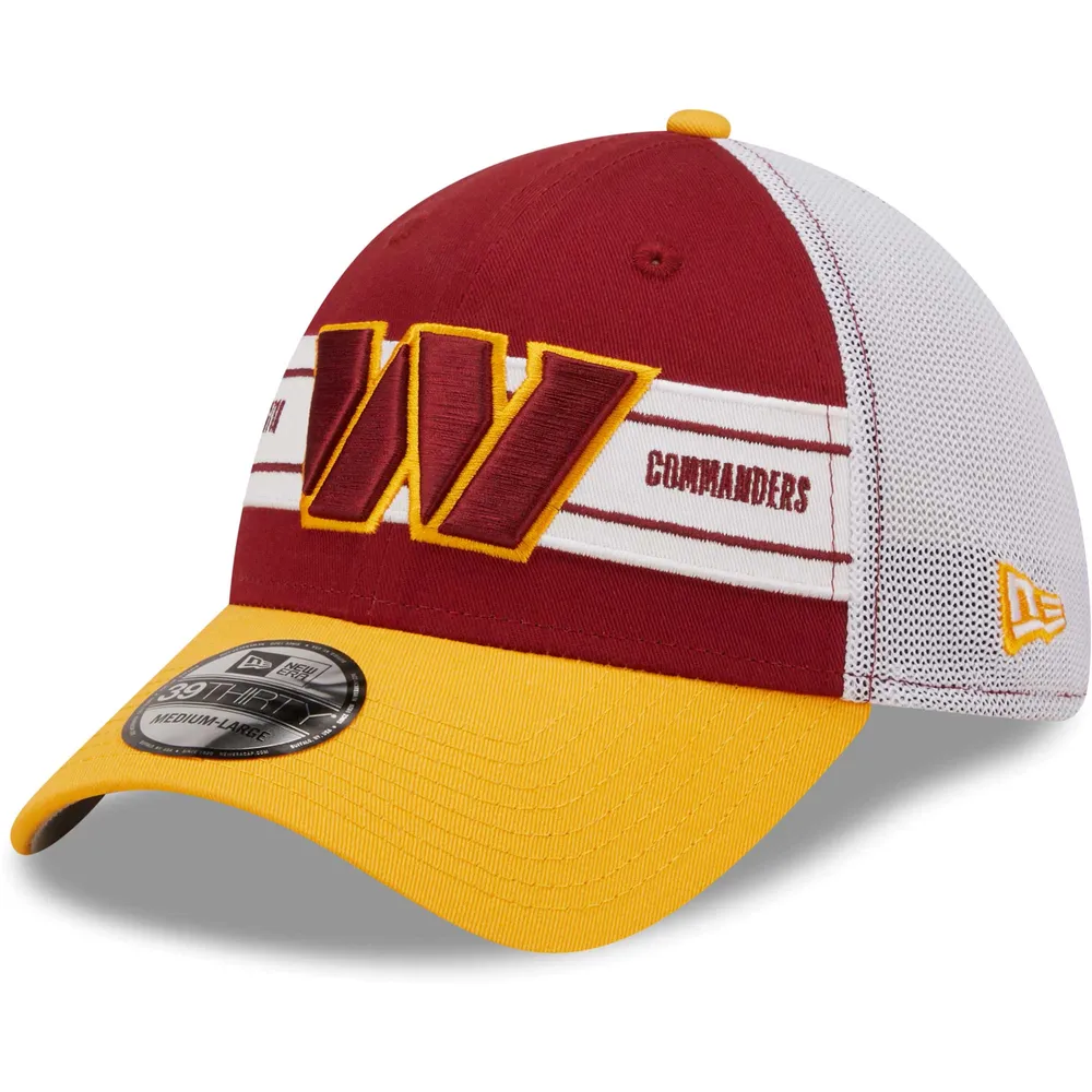 Men's New Era Burgundy Washington Commanders Team Classic 39THIRTY Flex Hat