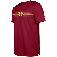 T-shirt New Era bourgogne Washington Commanders 2023 NFL Training Camp pour homme