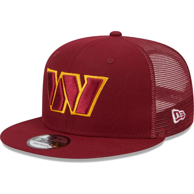 Men's '47 Burgundy Washington Commanders Highpoint Trucker Clean Up  Snapback Hat