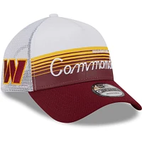 Casquette Snapback Washington Commanders Horizon A-Frame 9FORTY New Era bordeaux pour hommes