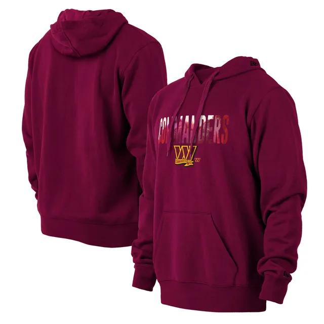 Lids Washington Commanders New Era Combine Authentic Stated Logo Pullover  Hoodie - Burgundy